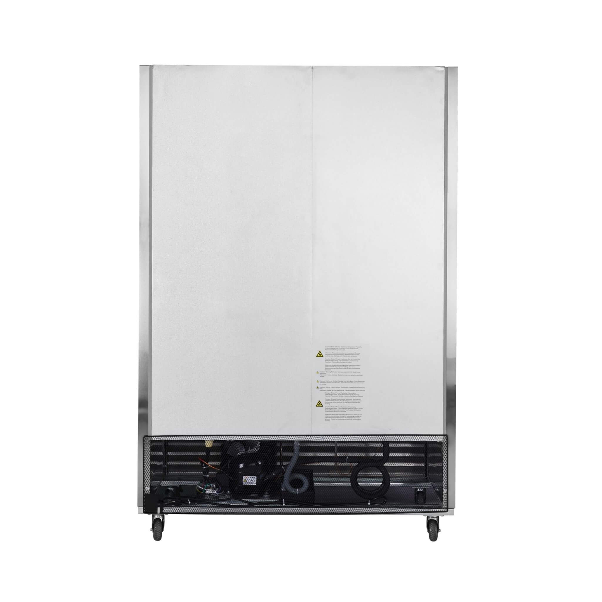 54-Inch 42.2 Cu.Ft Commercial Stainless Steel 2-Section Upright Reach-In Freezer (SAK35148) – SAKSBY WHOLESALE, view 10