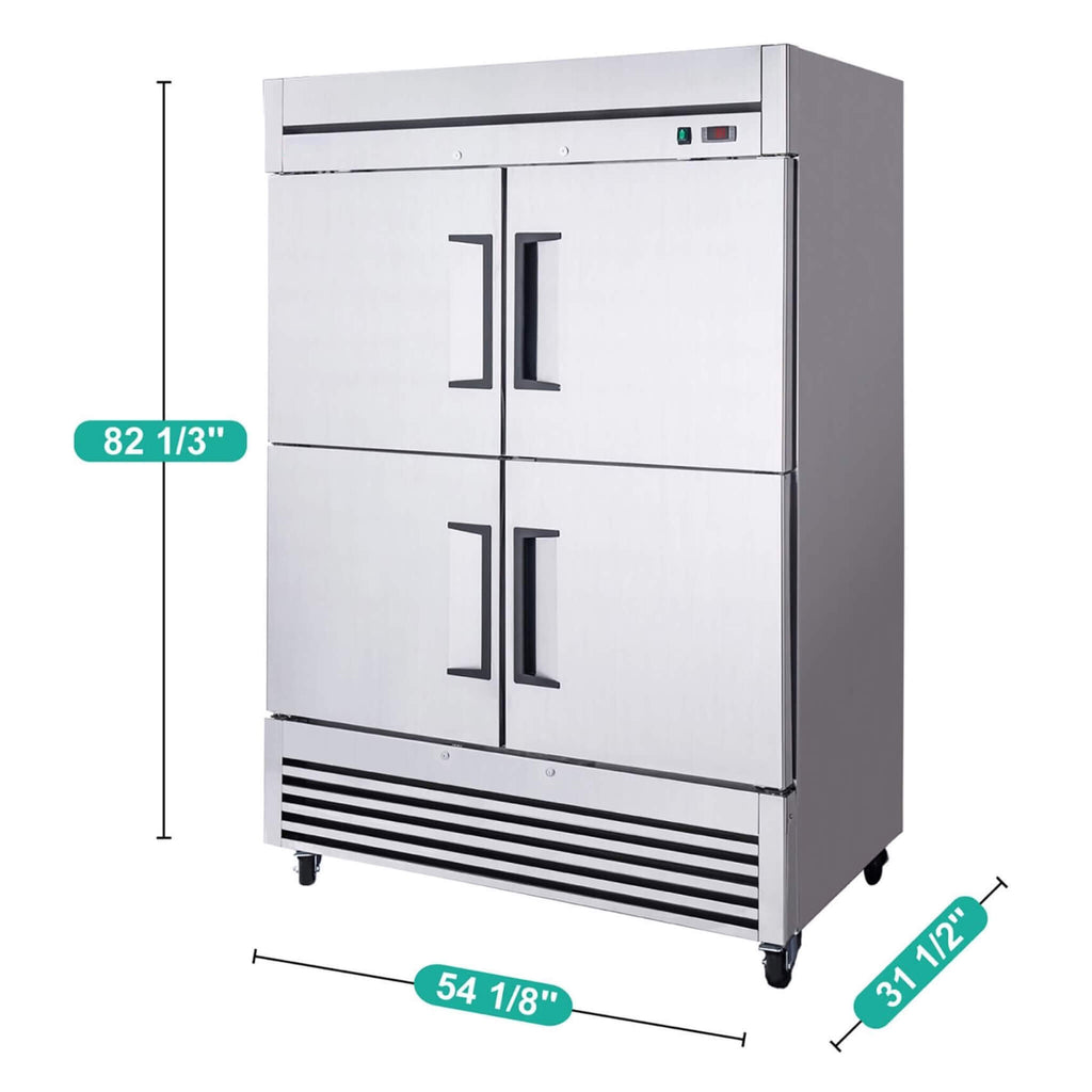 54-Inch 49 Cu.Ft Commercial 6-Shelves Stainless Steel Reach-In Freezer (SAK10247) – SAKSBY WHOLESALE, view 14