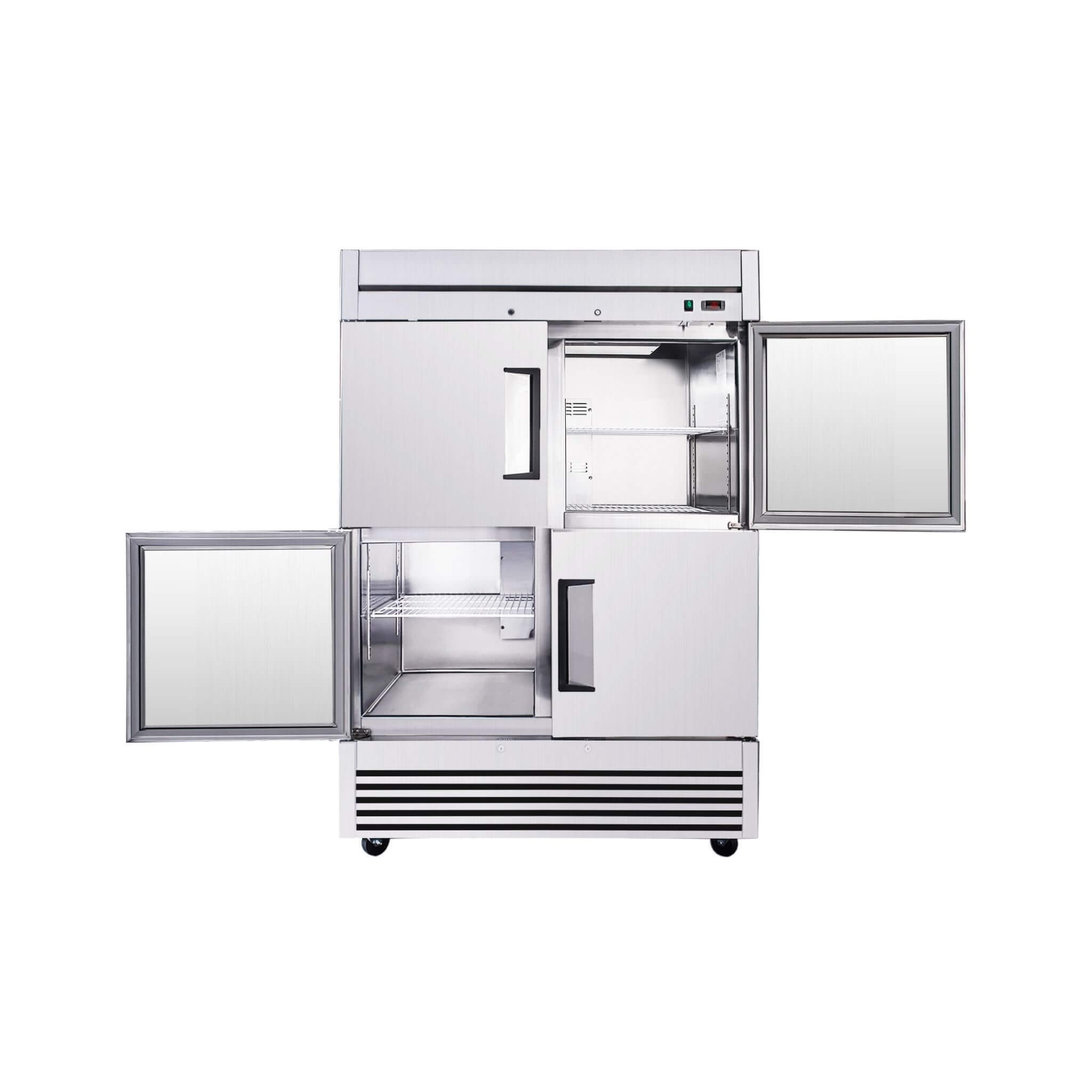 54-Inch 49 Cu.Ft Commercial 6-Shelves Stainless Steel Reach-In Freezer (SAK10247) – SAKSBY WHOLESALE, view 10
