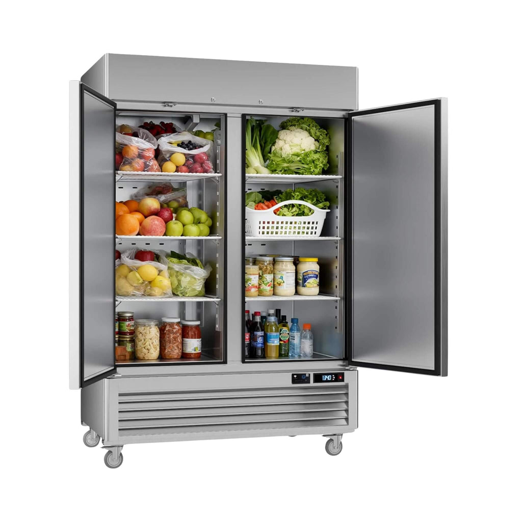 54-Inch Commercial 49 Cu.Ft 2-Door WiFi Refrigerator With Smart App Control (SAK10438) – SAKSBY WHOLESALE, view 3