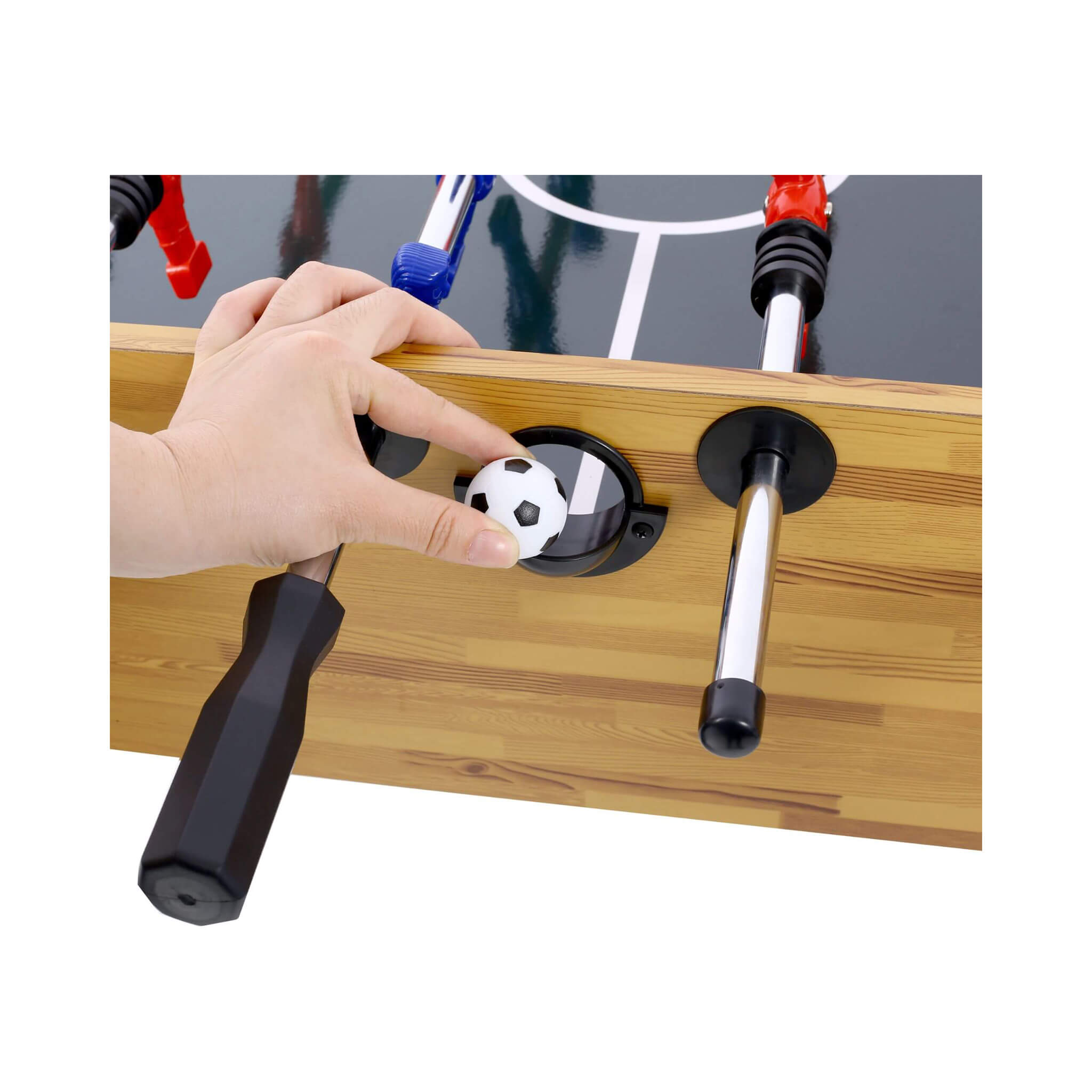54-Inch Hurricane Light Cherry Foosball Table With Accessories (SAK38651) – SAKSBY WHOLESALE, view 10