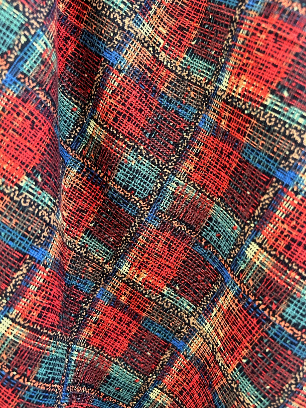 Red Plaid Doris Skirt