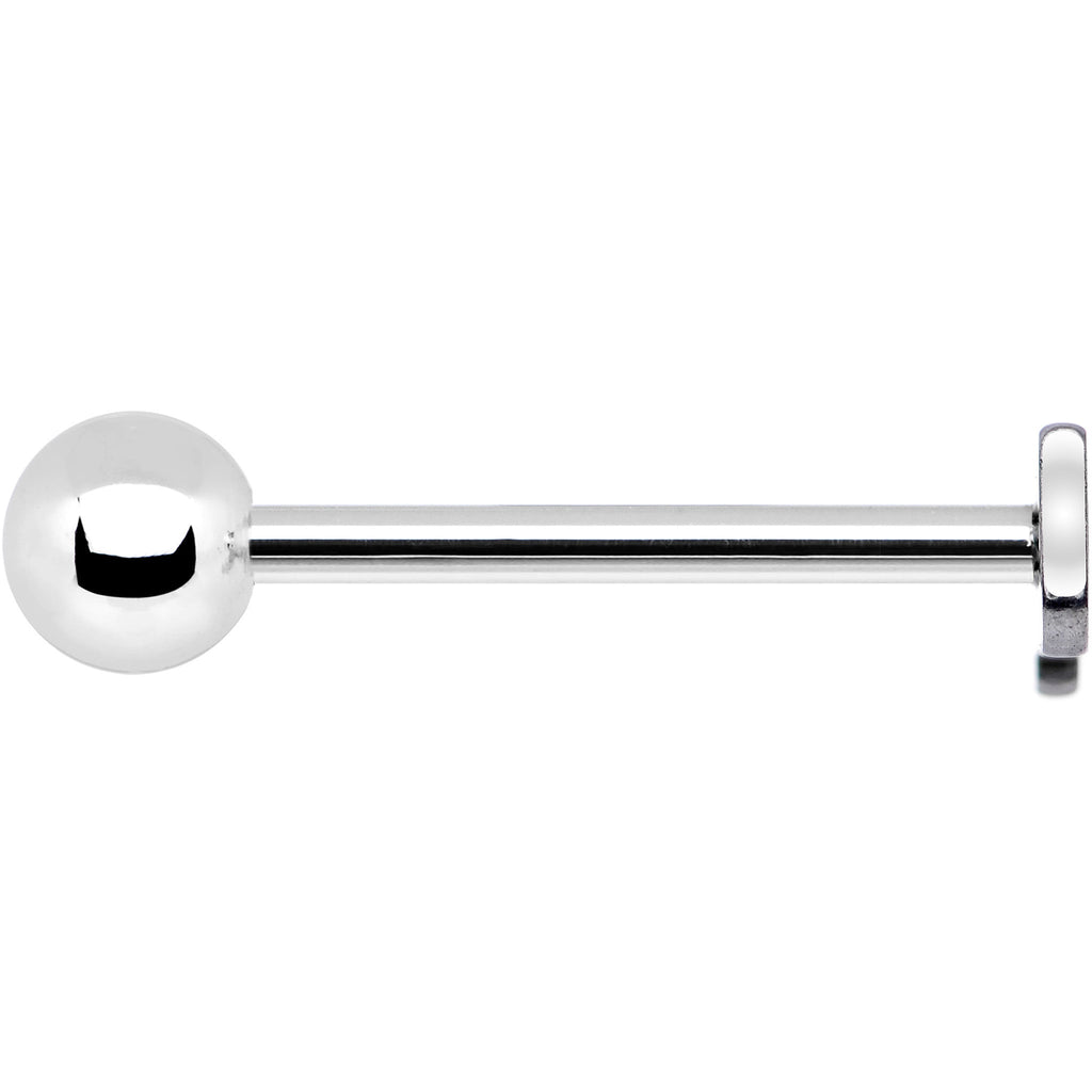 BodyCandy Officially Licensed NFL Cut Out Seattle Seahawks Tongue Ring — detail close-up