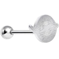 BodyCandy Officially Licensed NFL Cut Out Miami Dolphins Tongue Ring — main product shot
