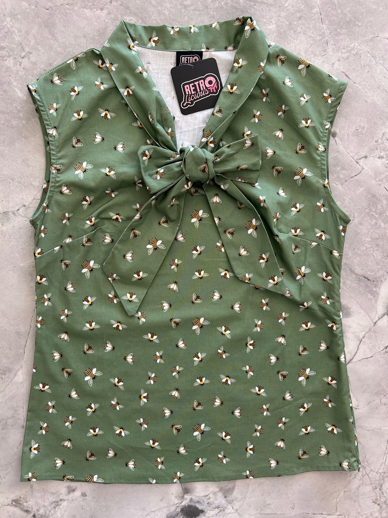 Bee Bow Top - 4X only, 1 left!