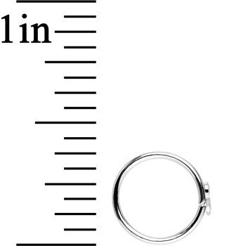BodyCandy 20G 5/16 Stainless Steel Girly Bow Nose Hoop — lifestyle context