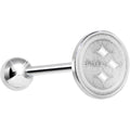 BodyCandy Officially Licensed NFL Cut Out Pittsburgh Steelers Barbell Tongue Ring — main product shot