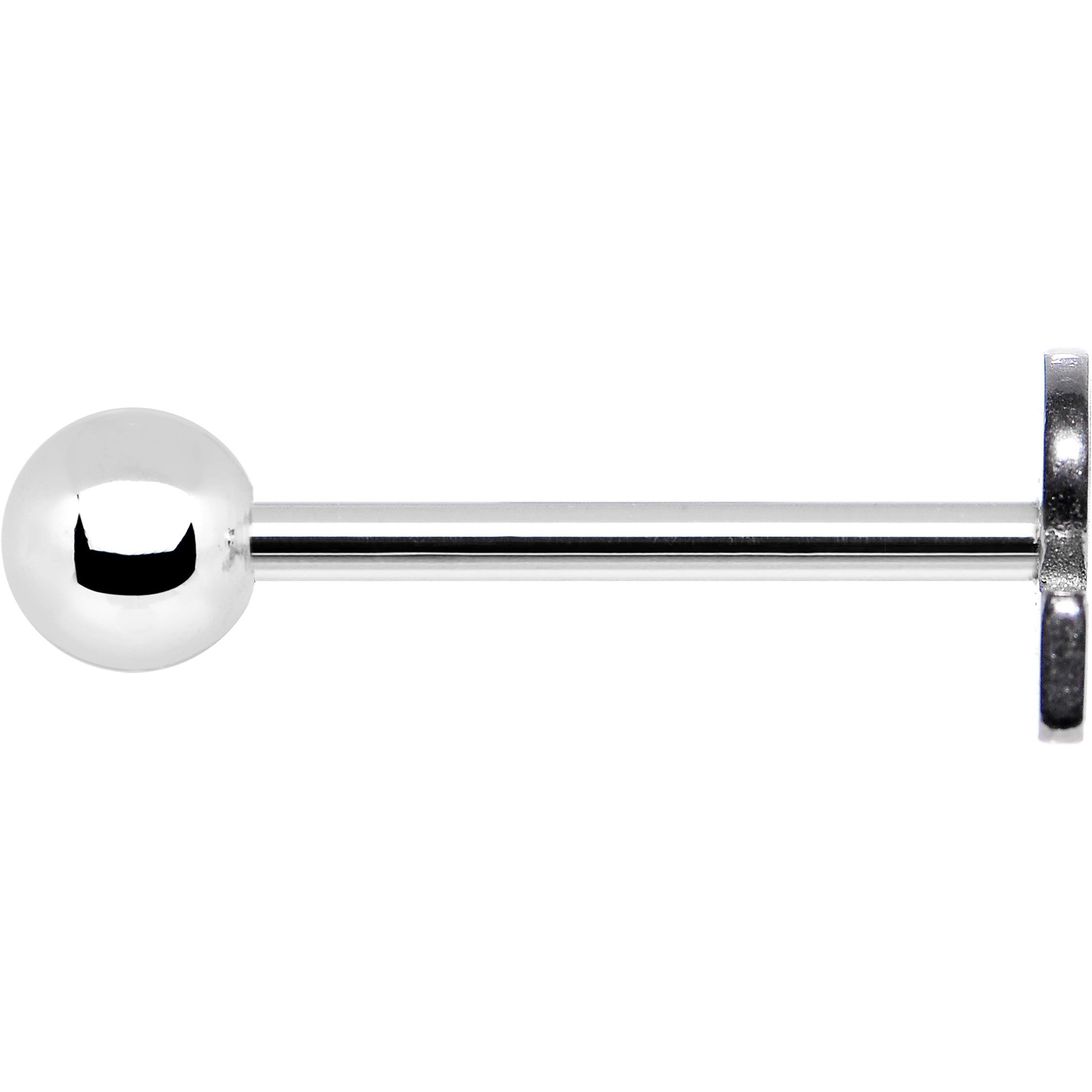 BodyCandy Officially Licensed NFL Cut Out Green Bay Packers Barbell Tongue Ring — detail close-up