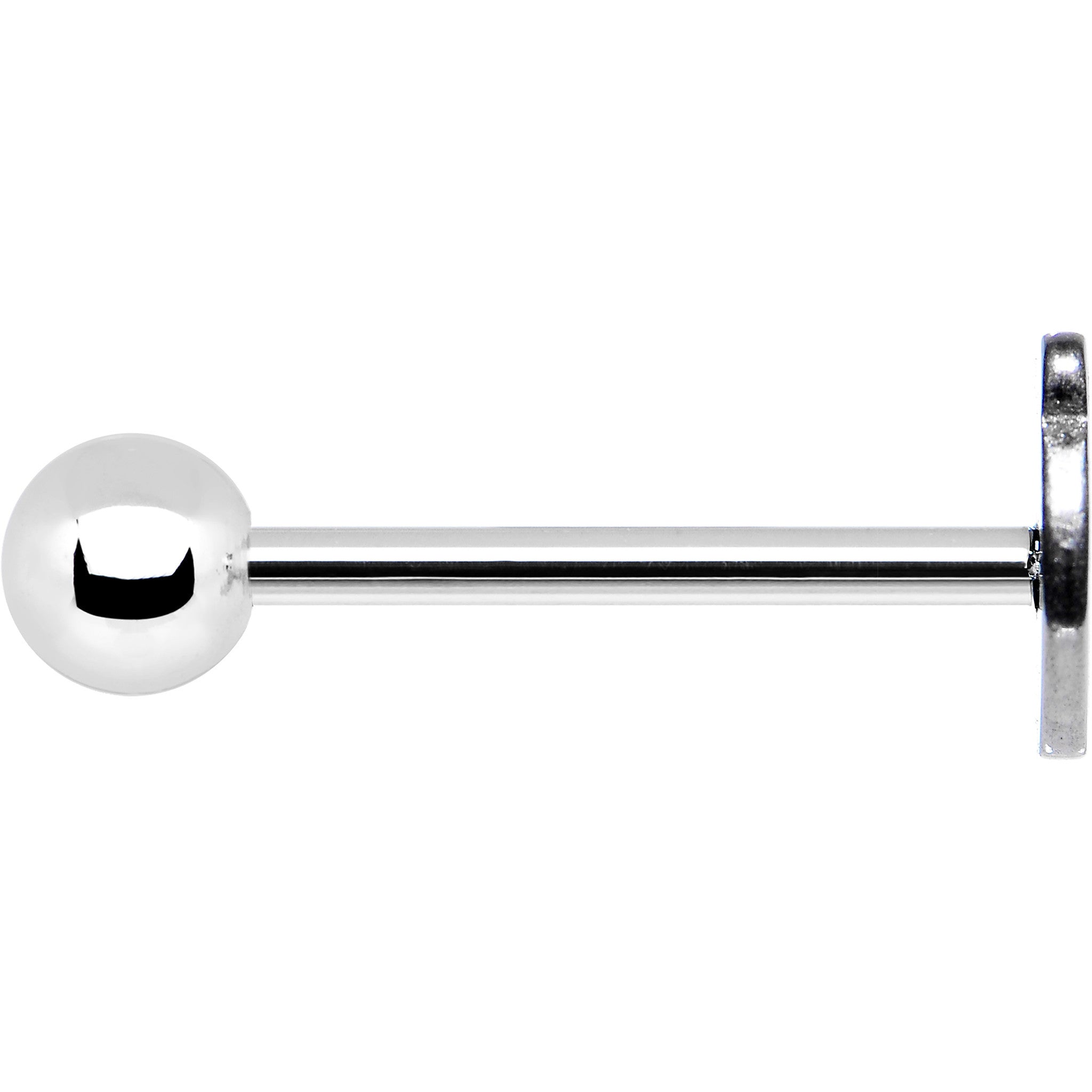 BodyCandy Officially Licensed NFL Cut Out Baltimore Ravens Barbell Tongue Ring — detail close-up