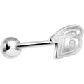 BodyCandy Officially Licensed NFL Cut Out Baltimore Ravens Barbell Tongue Ring — main product shot