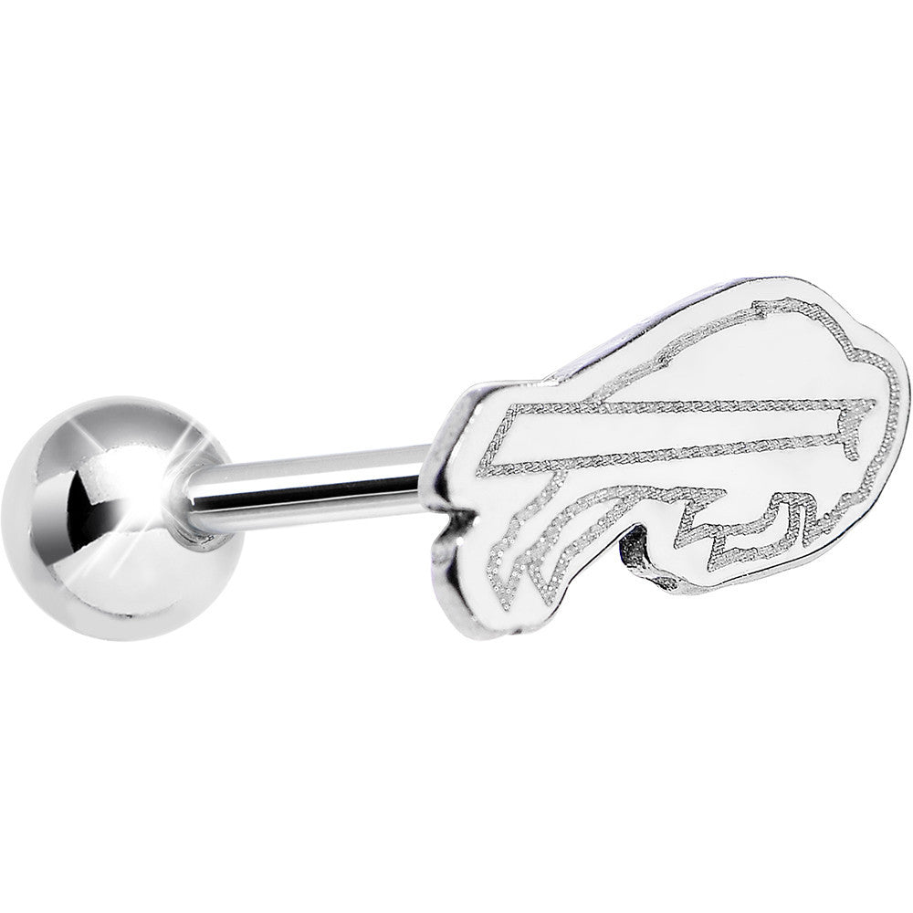 BodyCandy Officially Licensed NFL Cut Out Buffalo Bills Barbell Tongue Ring — main product shot