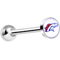 BodyCandy Officially Licensed NFL Denver Broncos Barbell Tongue Ring — main product shot