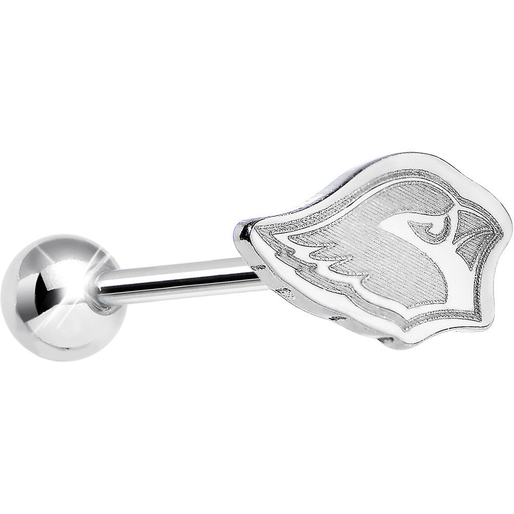BodyCandy Officially Licensed NFL Cut Out Arizona Cardinals Barbell Tongue Ring — main product shot