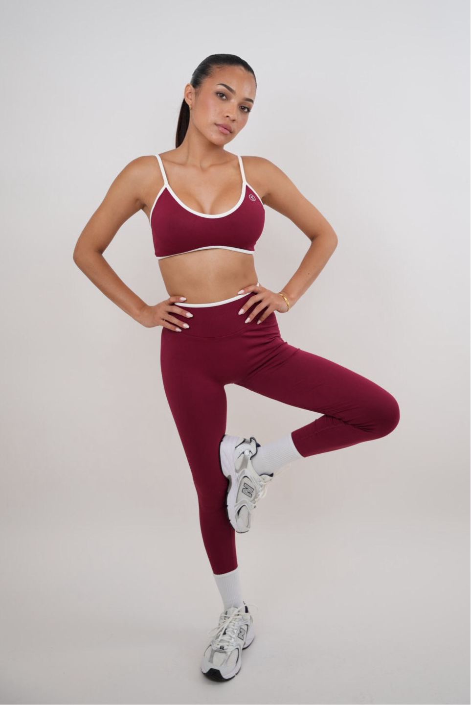 KIMITH BRAND Passion is Power Red Legging — main product shot
