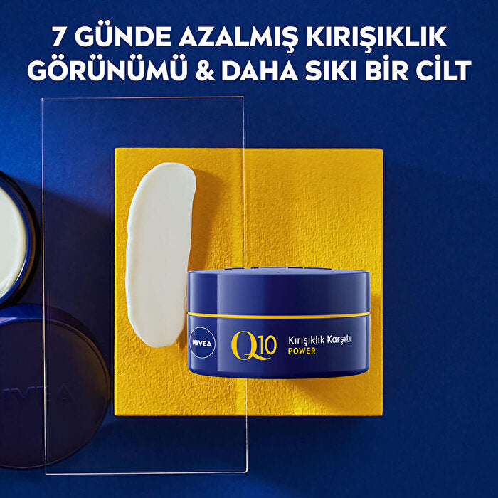 Nivea Q10 Wrinkle Reducing Night Cream 50ml - Advanced Formula | Anti-Aging