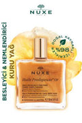 Nuxe Huile Prodigieuse Or: Shimmering Golden Dry Oil for Face, Body & Hair - Natural Multi-Purpose Illuminating Oil