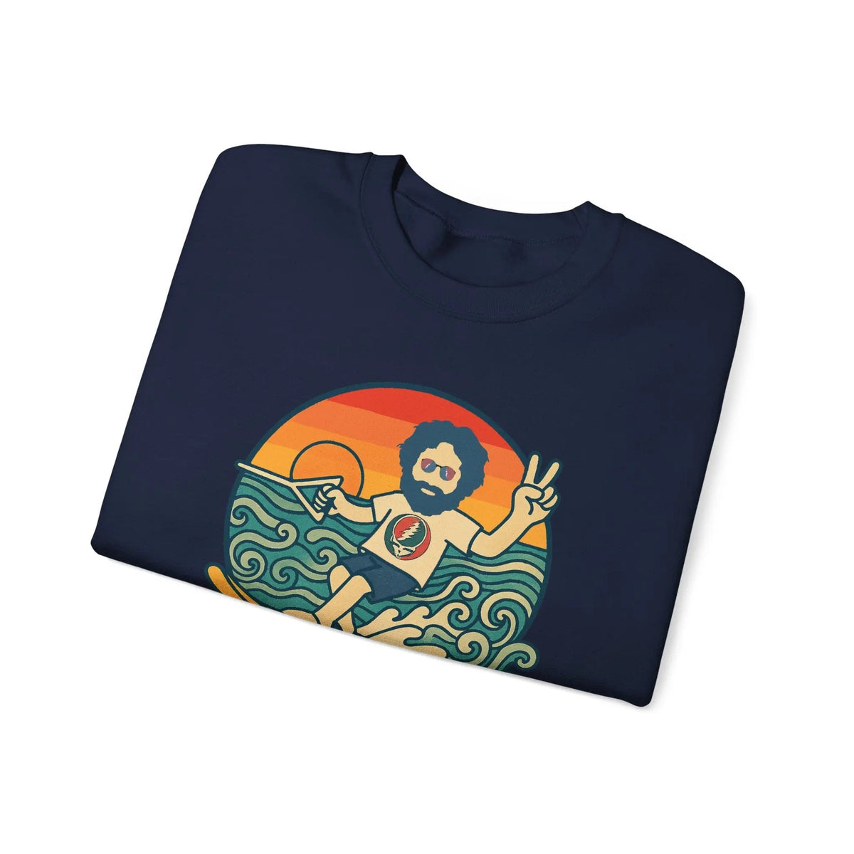 Waterskiin' Jerry Life is Dead Crewneck