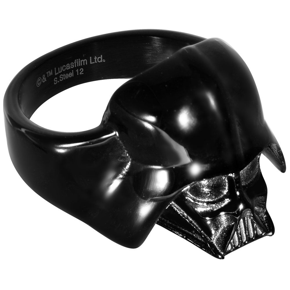 BodyCandy Licensed Black IP Star Wars 3D Darth Vader Ring — main product shot