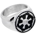 BodyCandy Licensed Steel Star Wars Galactic Empire Symbol Ring — main product shot