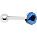 BodyCandy Officially Licensed NFL Carolina Panthers Barbell Tongue Ring — main product shot