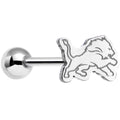 BodyCandy Officially Licensed NFL Cut Out Detroit Lions Barbell Tongue Ring — main product shot