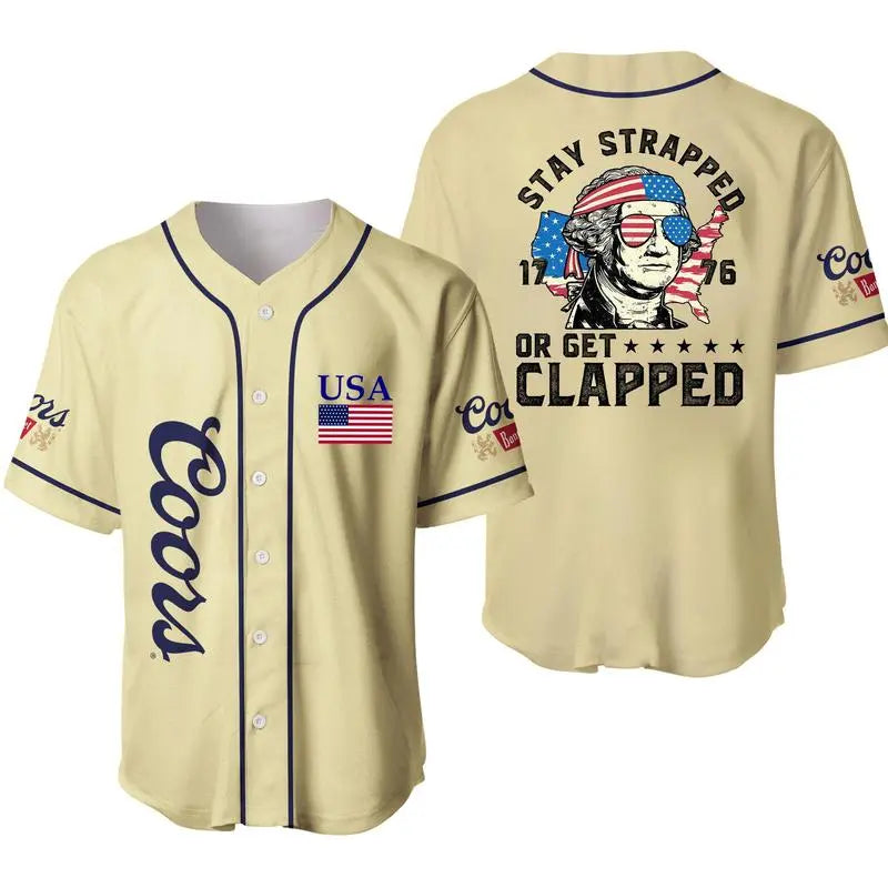 Pasimax George Washington 1776 Baseball Jersey — main product shot