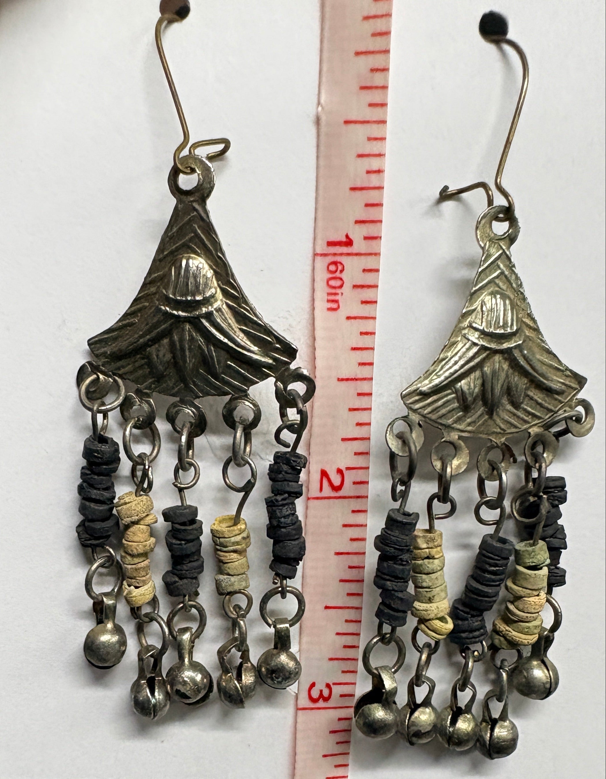 Just Neat Stuff Boho Gypsy earrings — alternative angle