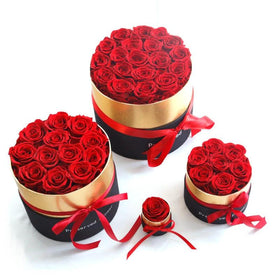 Mandotos Preserved Real Roses In A Box Set Eternal Gift For Valentines Day Romantic Flowers