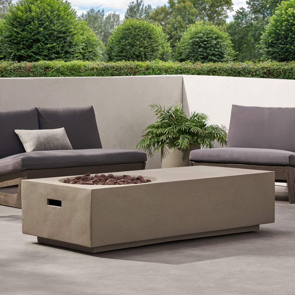 Alora Premium 56-Inch Modern 50K BTU MGO Fire Pit Coffee Table (SAK17643) – SAKSBY WHOLESALE, view 10