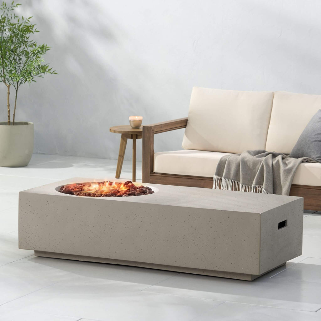 Alora Premium 56-Inch Modern 50K BTU MGO Fire Pit Coffee Table (SAK17643) – SAKSBY WHOLESALE, view 4