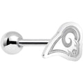 BodyCandy Officially Licensed St. Louis Rams Cut Out Barbell Tongue Ring — main product shot