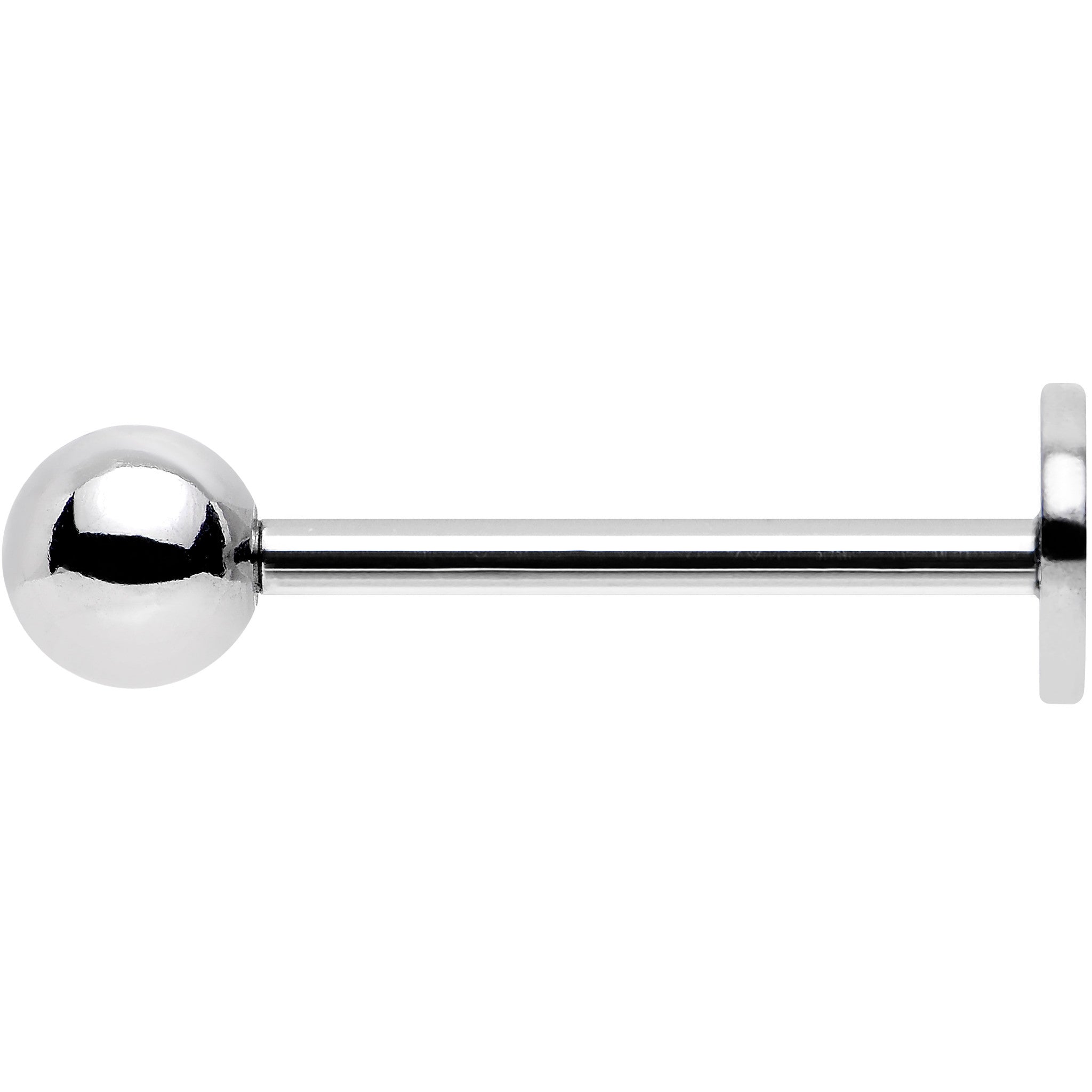 BodyCandy Officially Licensed New York Jets Cut Out Barbell Tongue Ring — detail close-up