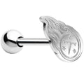 BodyCandy Officially Licensed Tennessee Titans Barbell Tongue Ring — main product shot