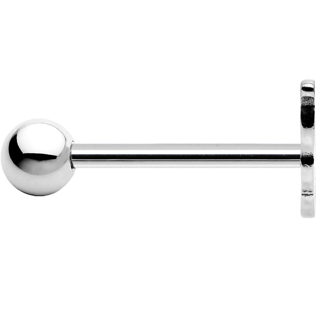 BodyCandy Officially Licensed Tennessee Titans Barbell Tongue Ring — detail close-up