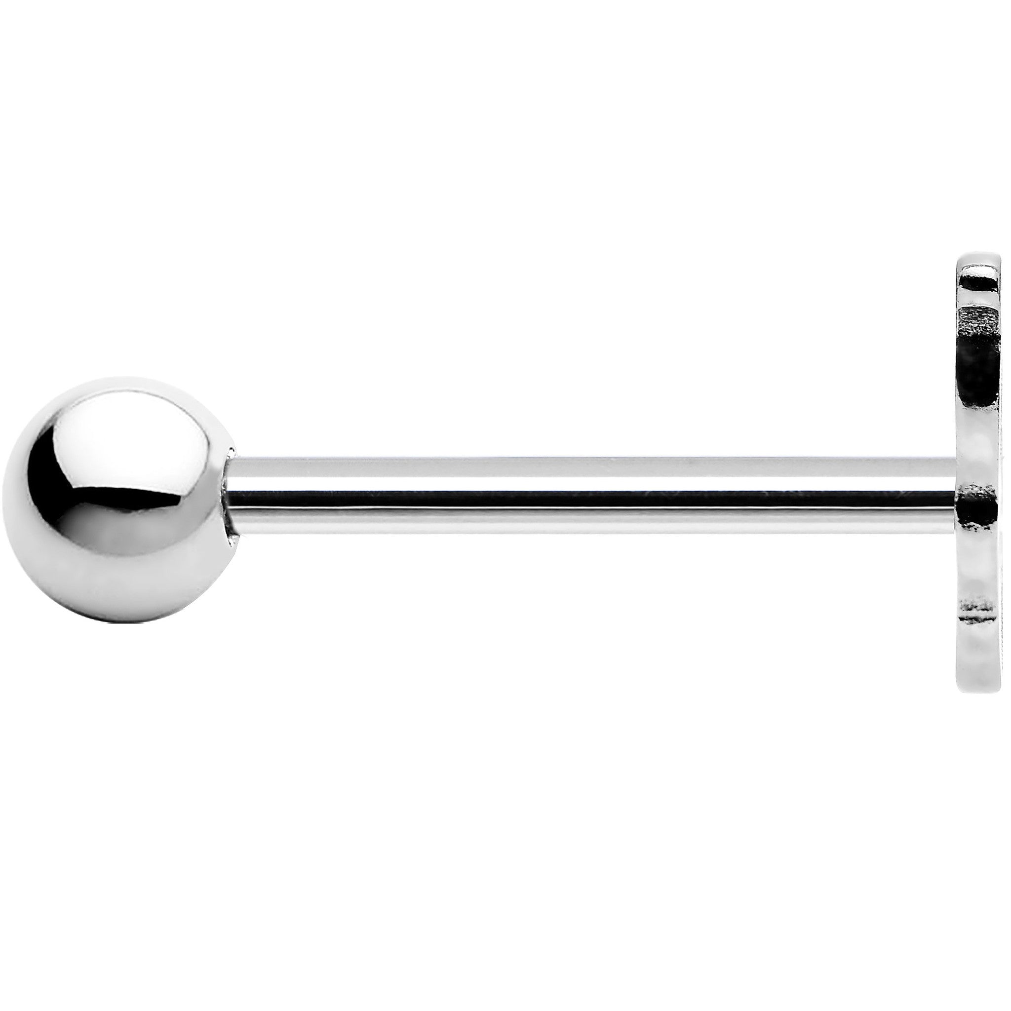 BodyCandy Officially Licensed Tennessee Titans Barbell Tongue Ring — detail close-up