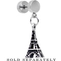 BodyCandy Stainless Steel Eiffel Tower Dangle Cheater Plug — main product shot