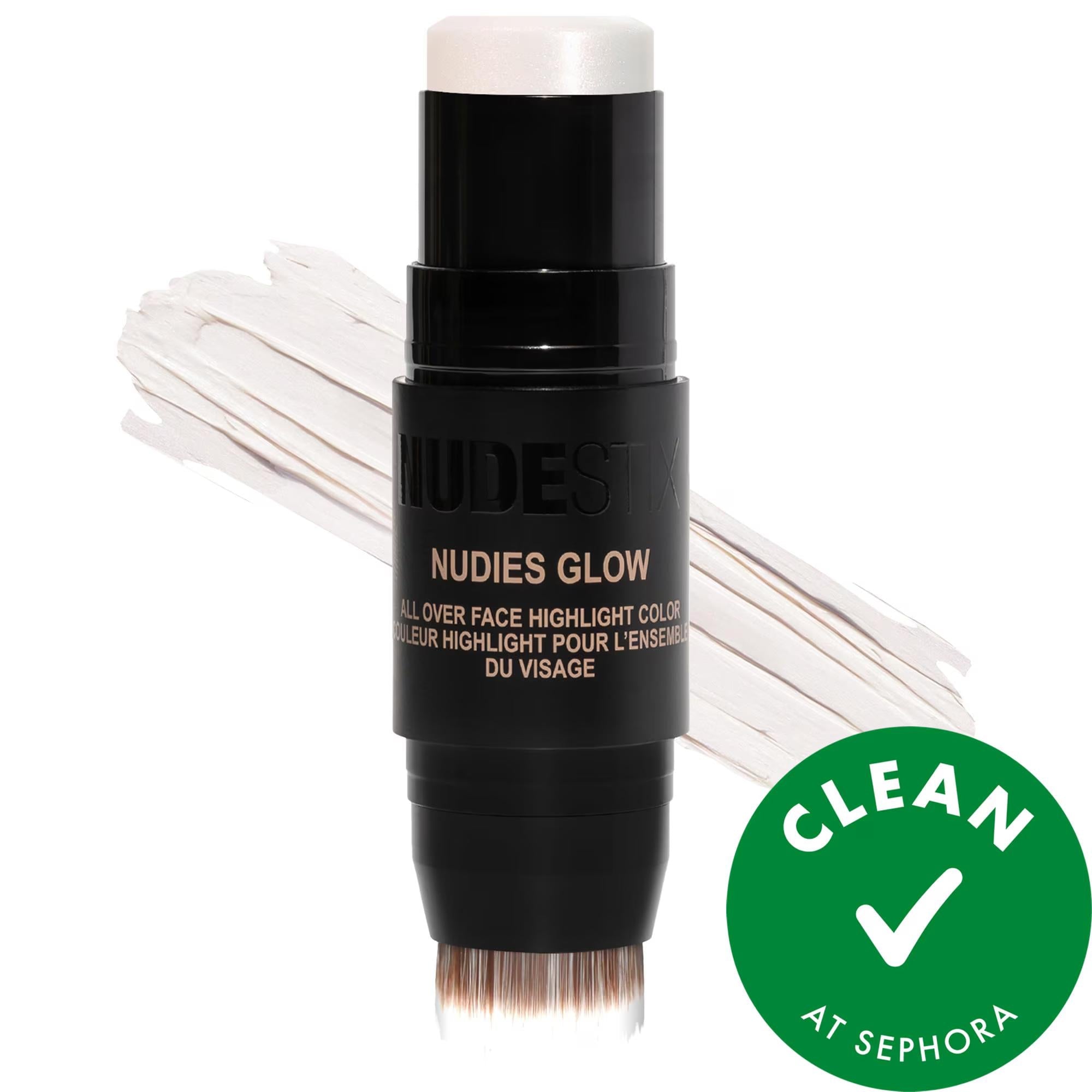 Nudestix Nudies Glow Cream Highlighter Stick - Dewy, Vegan, & Multi-Use for Natural Glowing Skin