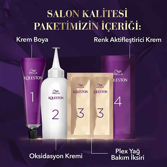 Koleston Wella Supreme Hair Color 2.0 - Black | Luxurious Cream Formula