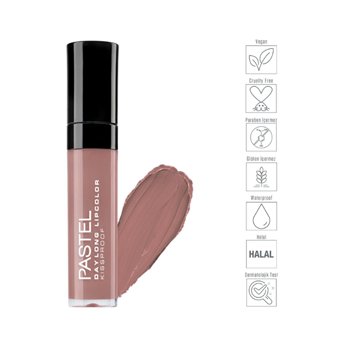 Pastel Matte Liquid Lipstick - Long Lasting, Vegan, Cruelty-Free, Waterproof Formula