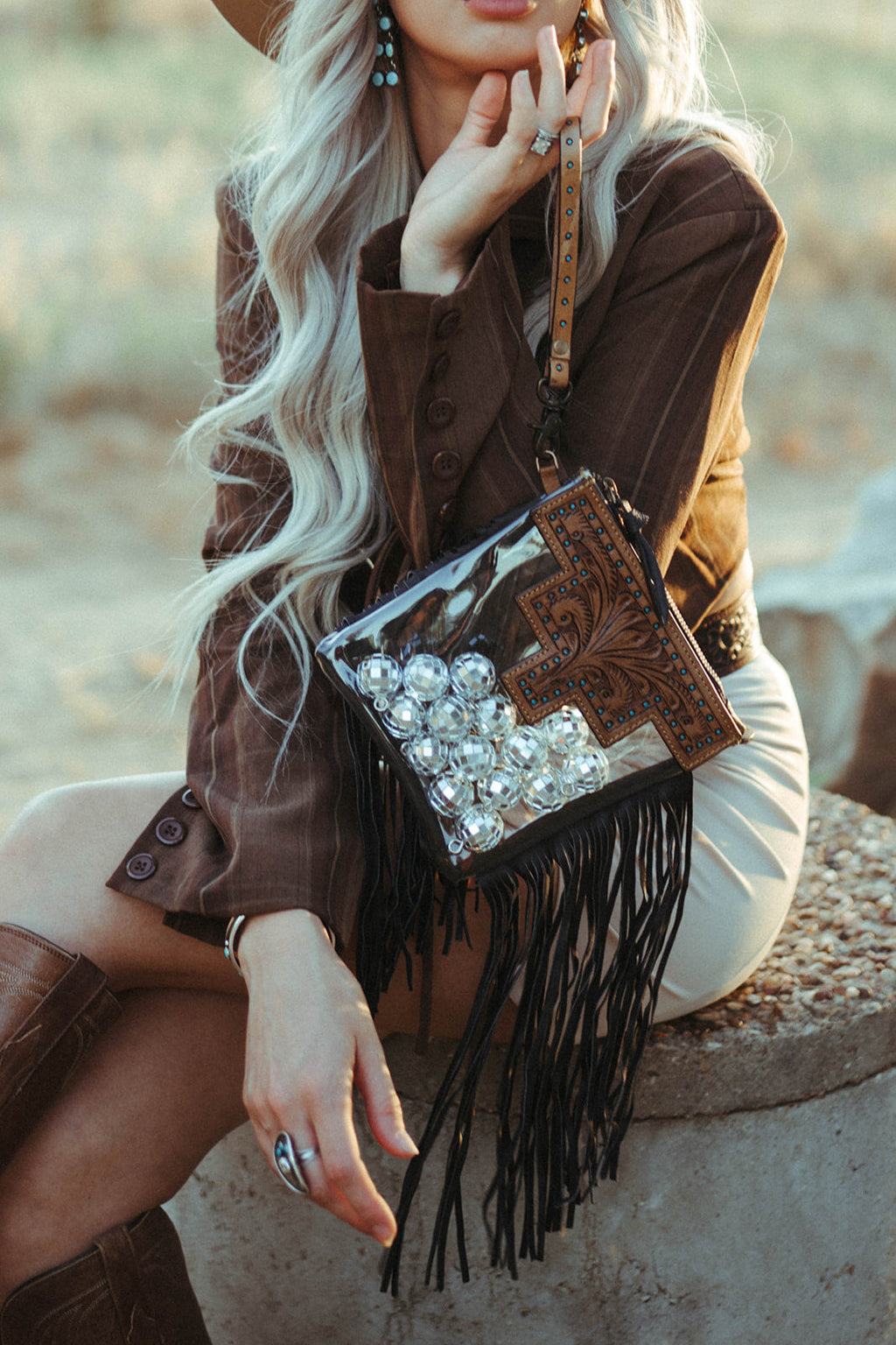 Haute Southern Hyde The Dana Clear Bag A Haute Southern Hyde by Beth Marie Exclusive — alternative angle