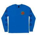 Slime Balls SB Logo Long Sleeve Mens T-Shirt - Royal Blue by Skates USA