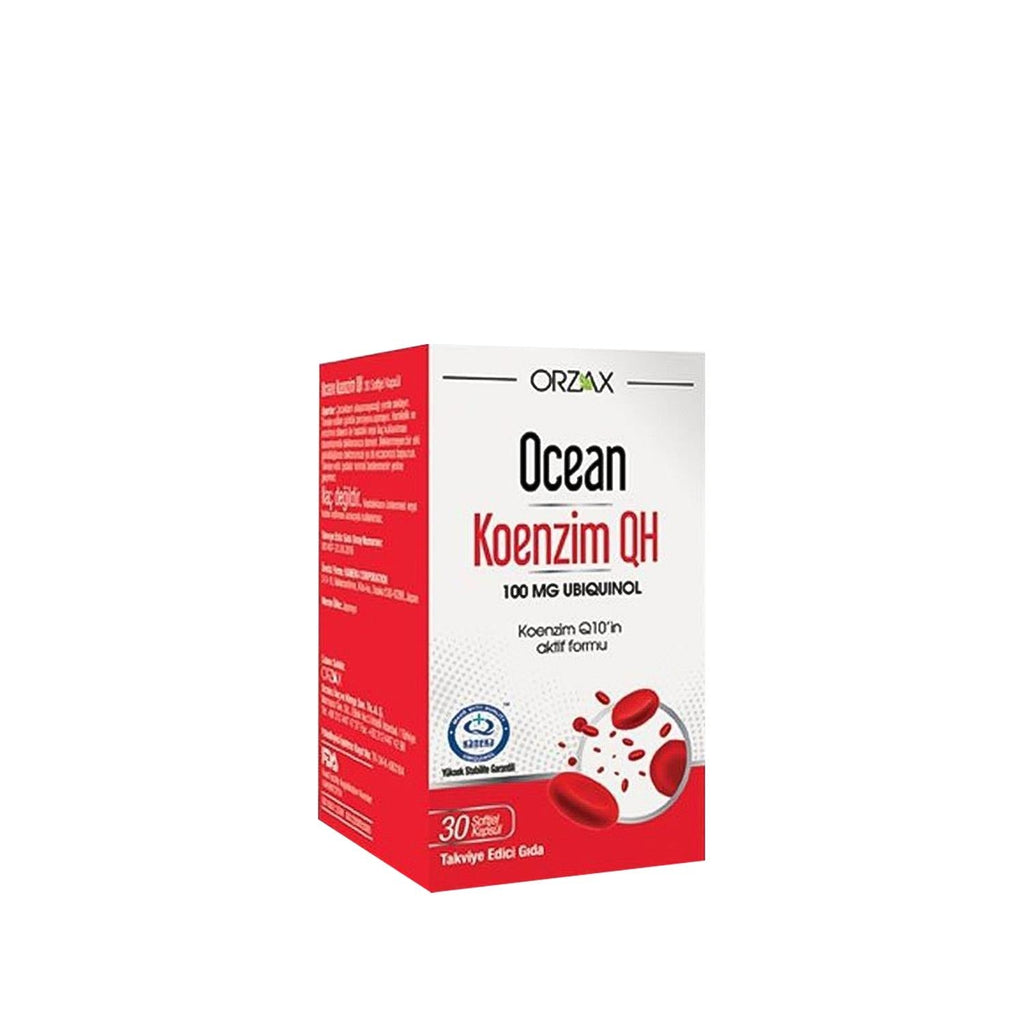 Ocean Nutrition Coenzyme Q10 Supplement - 100mg Ubiquinol, Antioxidant Support for Heart Health & Energy - 30 Capsules