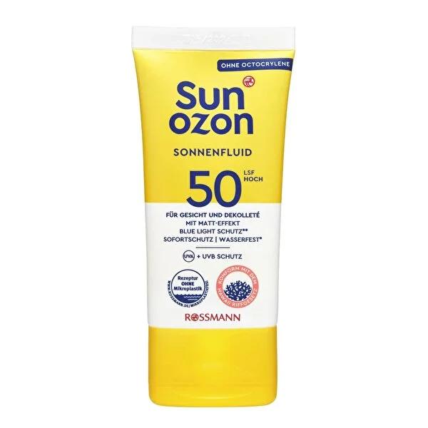 Sunozon 50 SPF Anti-Aging Sunscreen Face Cream - Waterproof, UVA & UVB Protection