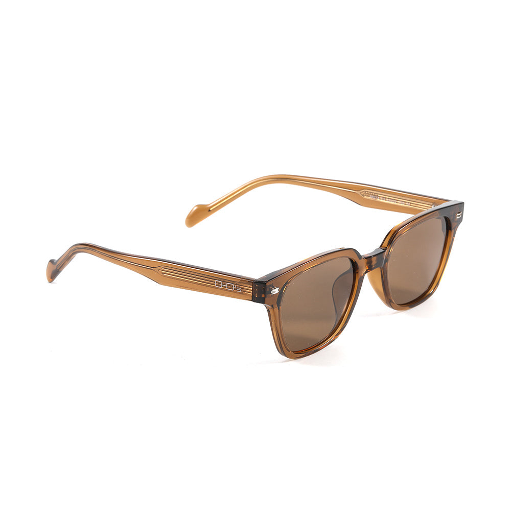 OHO's OHO's MORGAN Sunglasses (Color Variant 2) — Classic Wayfarer Silhouette — OHO's branding close-up