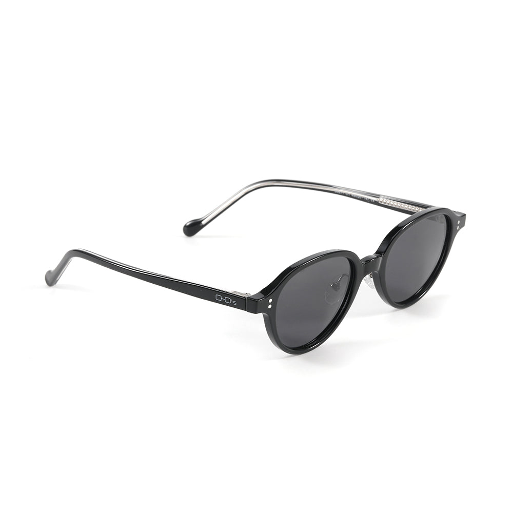 OHO's OHO's CURRENT Sunglasses (Color Variant 3) — Modern Square Frames — OHO's branding close-up