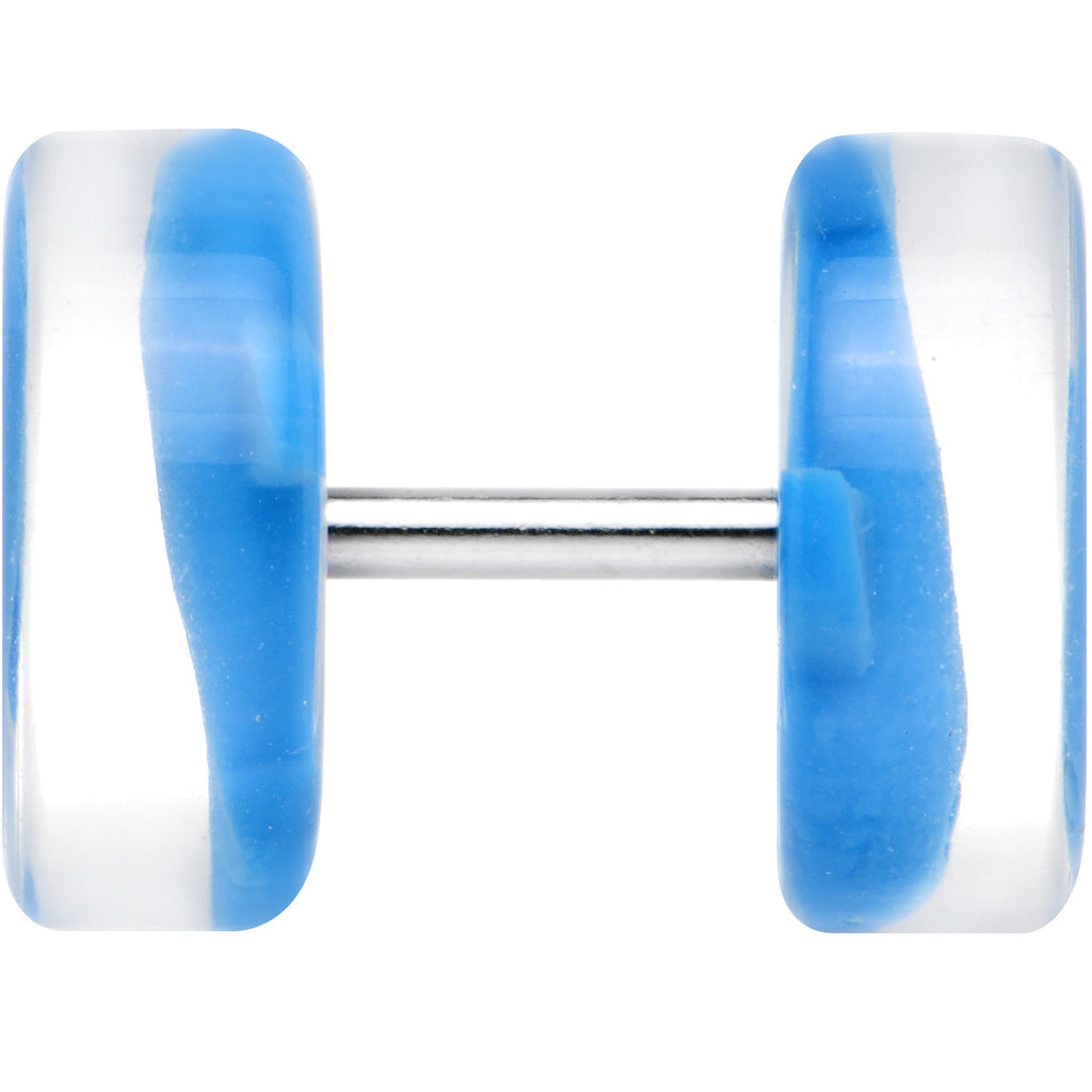 BodyCandy Acrylic Bright Blue Dolphin Inlay Cheater Plug — lifestyle context