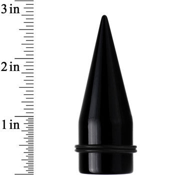 BodyCandy 24mm Black Acrylic Straight Taper Set — packaging