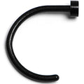 BodyCandy 20G 5/16 Black Acrylic Nose Hoop — main product shot