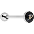 BodyCandy Officially Licensed NHL Anaheim Ducks Logo Tongue Ring — main product shot