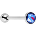 BodyCandy Officially Licensed NHL New York Rangers Logo Tongue Ring — main product shot